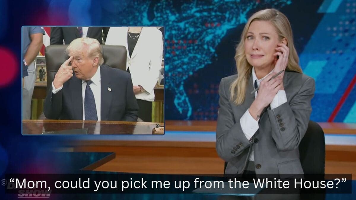 Desi Lydic Roasts Trump's Bizarre Event